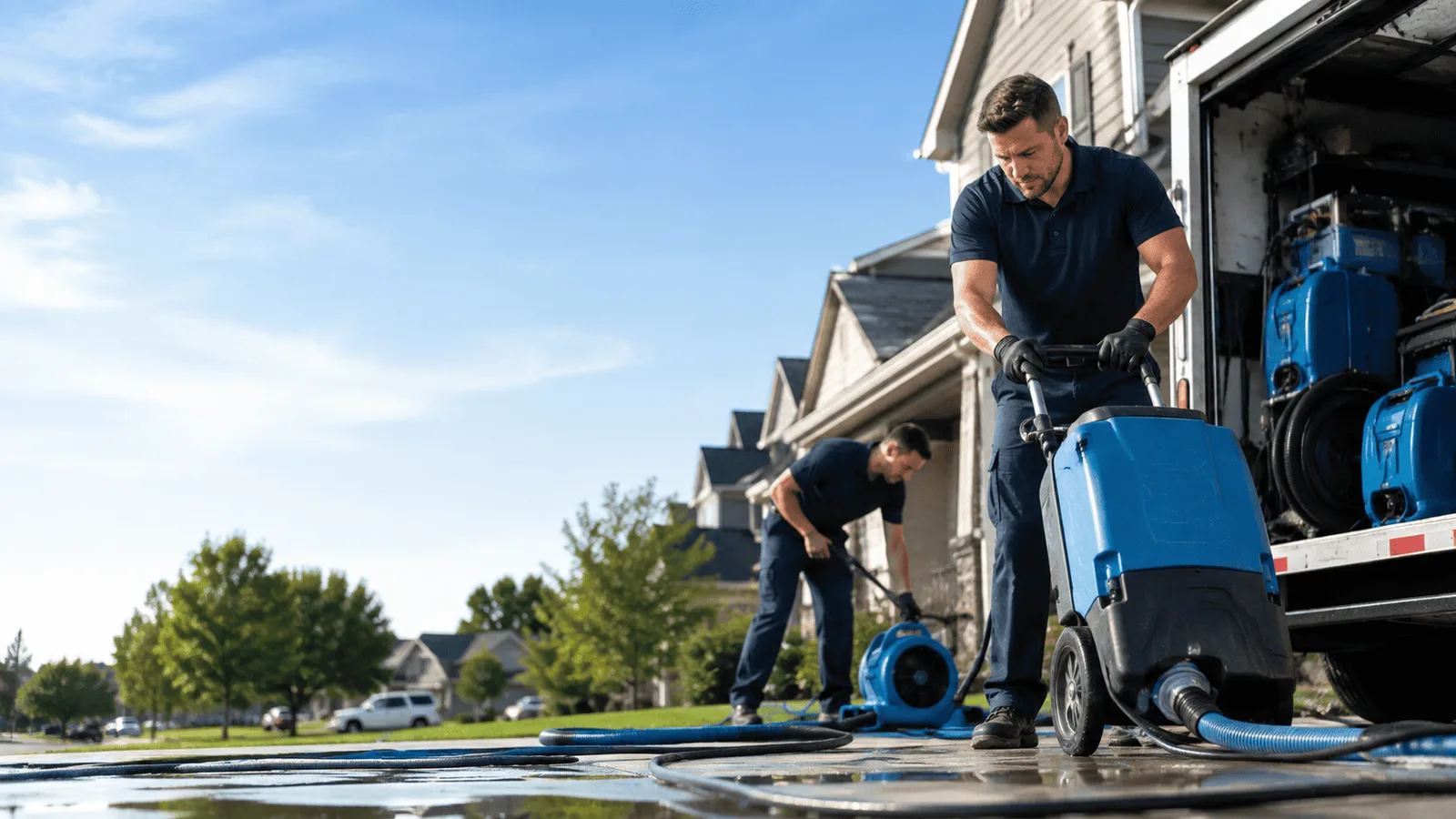 Dehumidification being performed in Waynesville, GA